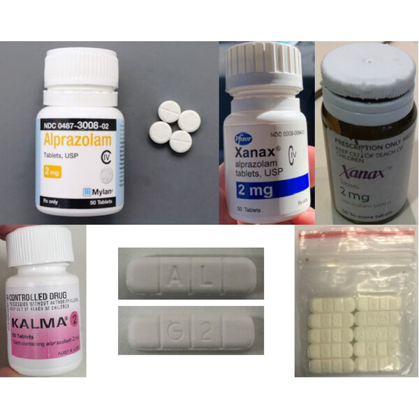 Alprazolam 2mg per pill