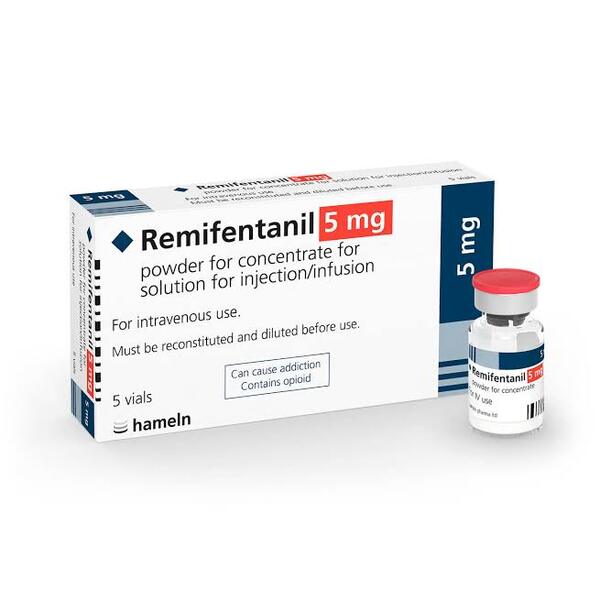 Remifentanil 5mg/ml per vial