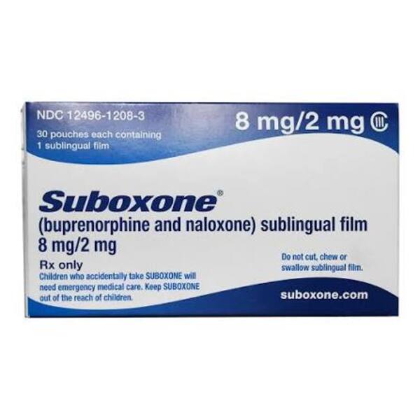 Buprenorphine/Naloxone 8mg per strip