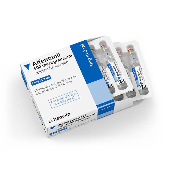 Alfentanil 500mcg/ml per vial
