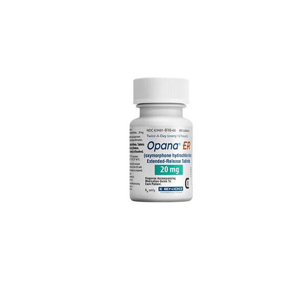 Oxymorphone 20mg per pill
